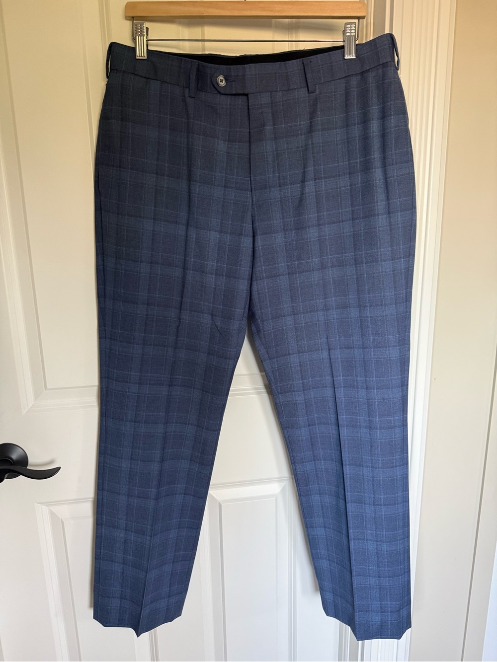 Coppley Reda Super 110’s Custom 3 Piece Plaid Wool Suit ~40R - Picture 9 of 12